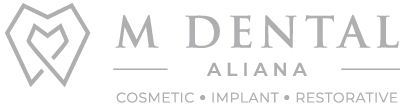 MDental Logo ltgrey